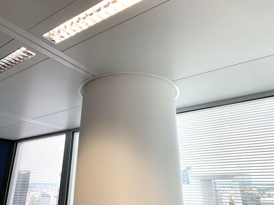 Tour de poteaux pour pose de faux plafond