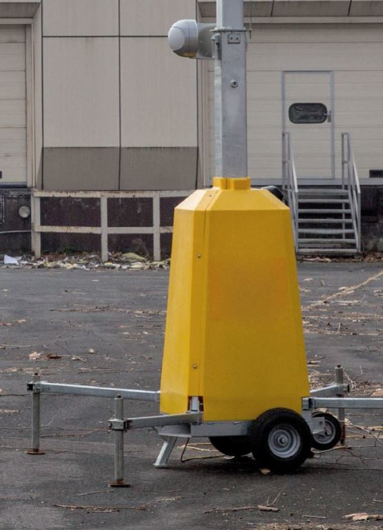 Tour mobile de vidéosurveillance pour protection extérieure | SMART TOWER  - produit présenté par VPSITEX