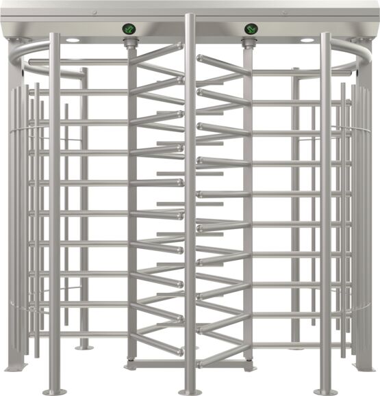 Tourniquet double passage version 3 sections 120° pour gestion de contrôle d'accès