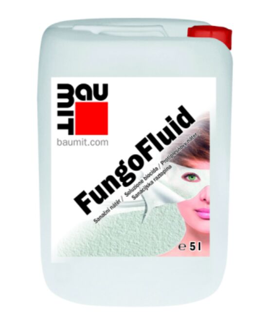Traitement anti-mousses façade - solution fongicide et algicide | Baumit FungoFluid 