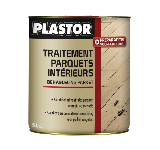 Traitement insecticide curatif et préventif pour parquets intérieurs | PLASTOR