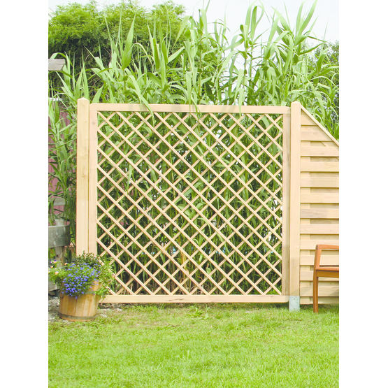 Clôture en treillis de jardin clôture en bois extensible pour maison de