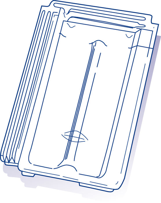  Tuile en verre MARSEILLE N°511 | 70110 - LA ROCHÈRE