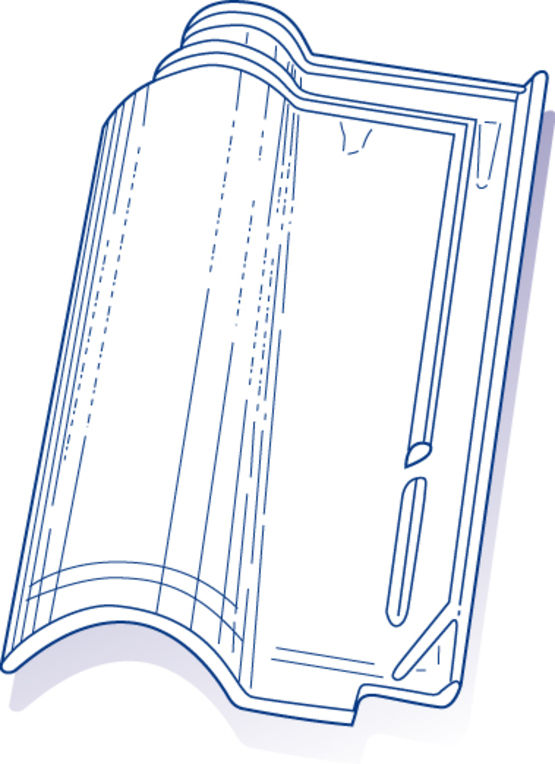  Tuile en verre Romane TBF N°5 | 70340 - LA ROCHÈRE