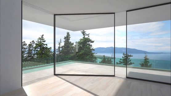 Turnable corner Brevet Mondial, avec galandage à 90% | Gamme TH+ - produit présenté par VITROCSA FRANCE DISTRIBUTION