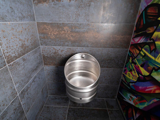 Urinoir individuel inox KEG | UR-30-ET - Urinoir