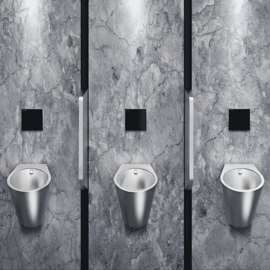 Urinoir suspendu Inox pour les espaces sanitaires collectifs | FINO Réf. 135710 - DELABIE