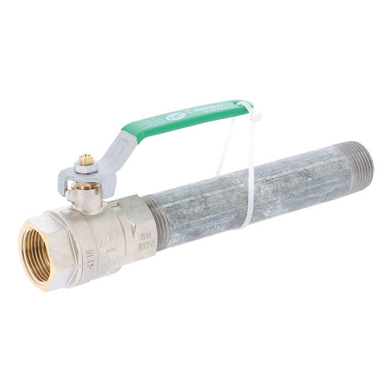  Vanne à sphère Laiton titré 4MS garantie NF 10ans | poignée verte - SFERACO