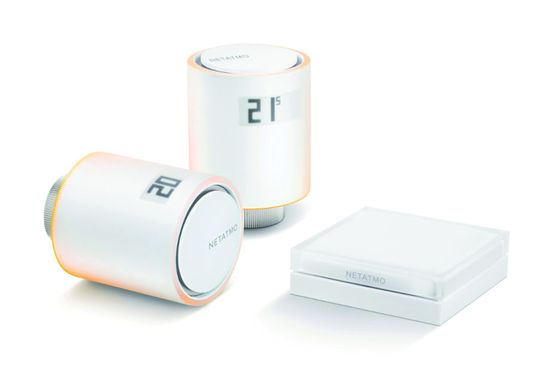 Les vannes thermostatiques connectées (Starck) de Netatmo.