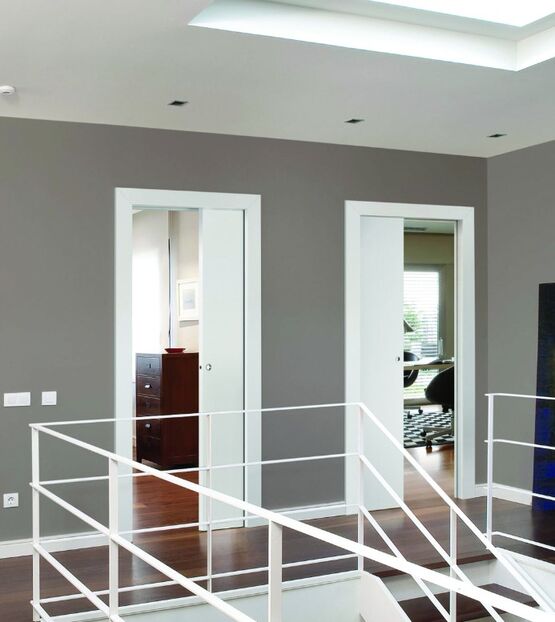  Vantail opposé pour cloisons en plaques de plâtre | Orchidea Classique - Châssis pour portes à galandage