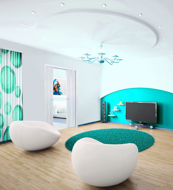  Vantail parallèle double pour cloisons en plaques de plâtre : châssis corps plein | Orchidea - Gamme Classique  - Châssis pour portes à galandage