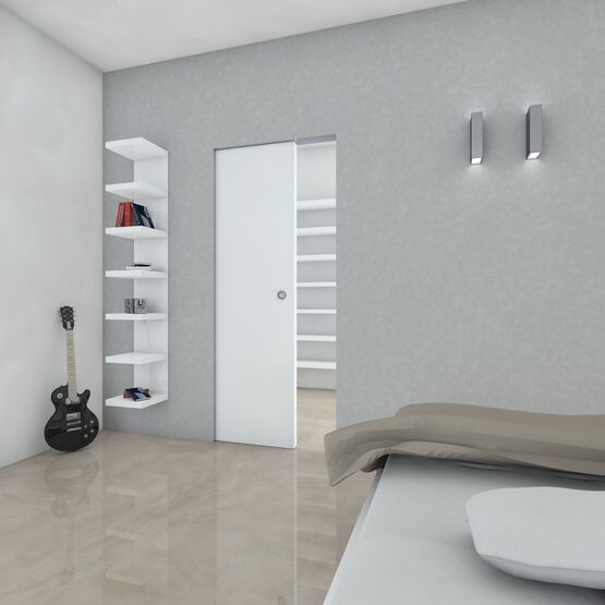  Vantail simple à bord vif pour cloisons plaques de plâtre : châssis pour portes affleurantes | Orchidea Free  - Châssis pour portes à galandage