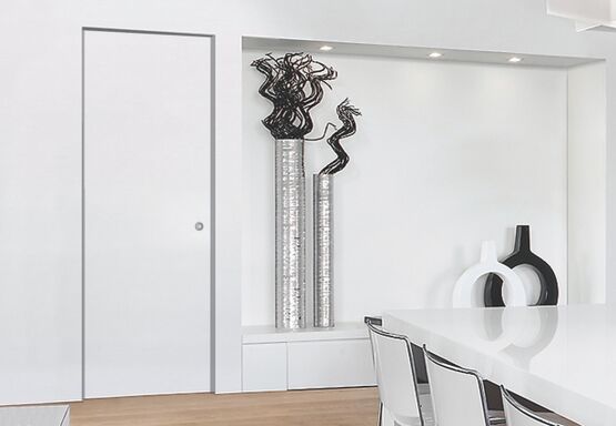 Vantail simple à bord vif pour cloisons plaques de plâtre : châssis pour portes affleurantes | Orchidea Free  - produit présenté par FIBROTUBI - ORCHIDEA