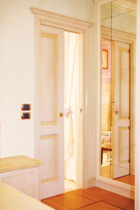  Vantail simple pour plaques de plâtre, prédisposé pour le passage des câbles | Orchidea Light  - FIBROTUBI - ORCHIDEA