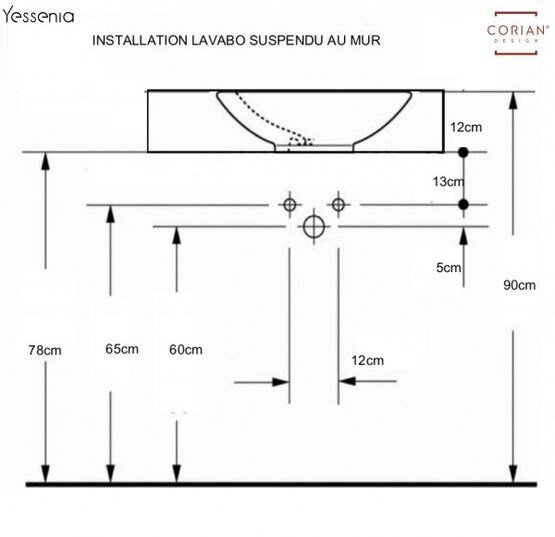 VASQUE | Corian® Toronto - produit présenté par FOX ATELIER