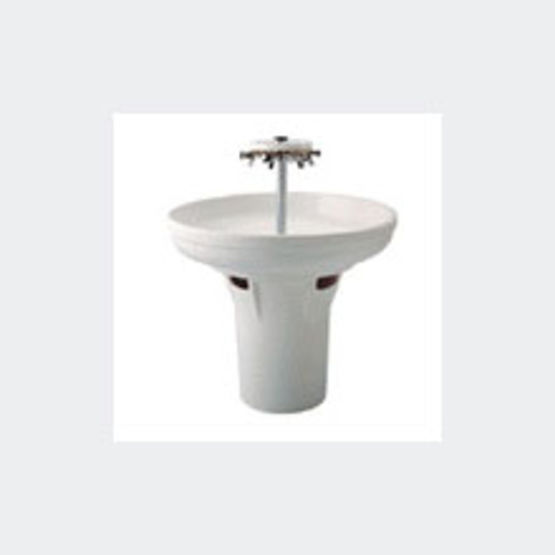 Vasque en céramique sur pied pour collectivités | Circulaire - produit présenté par PORCHER