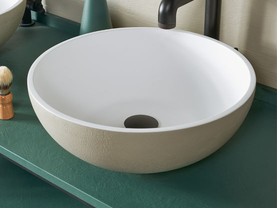  Vasques à poser pour salles de bain format XL | ON-TOP CIRCLE XL - OVAL XL - SQUARE XL - RECTANGLE XL - ACQUABELLA