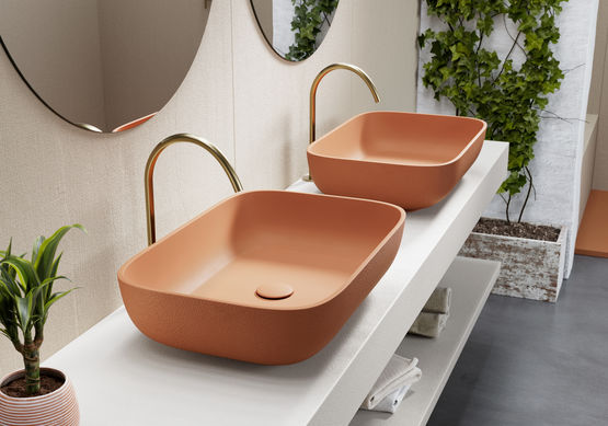 Vasques à poser pour salles de bain format XL | ON-TOP CIRCLE XL - OVAL XL - SQUARE XL - RECTANGLE XL - Vasque à poser