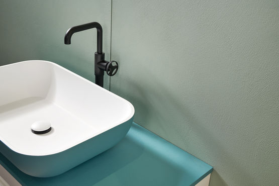 Vasques à poser pour salles de bain format XL | ON-TOP CIRCLE XL - OVAL XL - SQUARE XL - RECTANGLE XL - produit présenté par ACQUABELLA