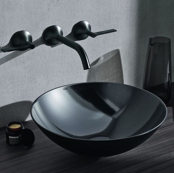  Vasques et plans vasques design pour salles de bains aspect métal  | ALAPE DARK IRON - ALAPE