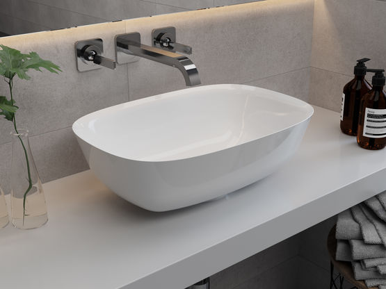  Vasques LEVI pour salles de bain | CIRCLE XL - RECTANGLE - RECTANGLE XL - Vasque à poser
