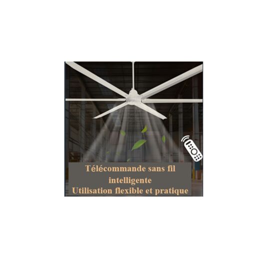 Ventilateur commercial à aimant permanent | Ventilateur grand diamètre à vitesse variable