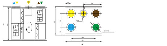  Ventilateur double-flux avec échangeur rotatif | Domekt R 450 V - VENTILAIR GROUP