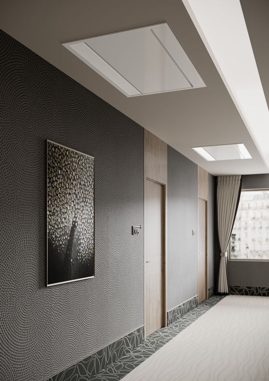  Ventilo-convecteur hydraulique pour confort climatique intérieur | iVector S2 - Planchers et murs chauffants-rafraîchissant