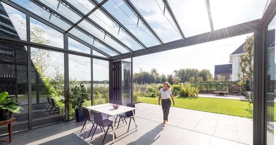  Véranda aluminium haute isolation thermique | SDL Akzent vision - SOLARLUX FRANCE