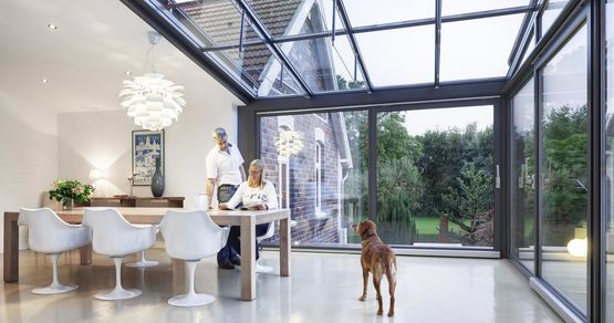 Véranda aluminium haute isolation thermique | SDL Akzent vision - produit présenté par SOLARLUX FRANCE