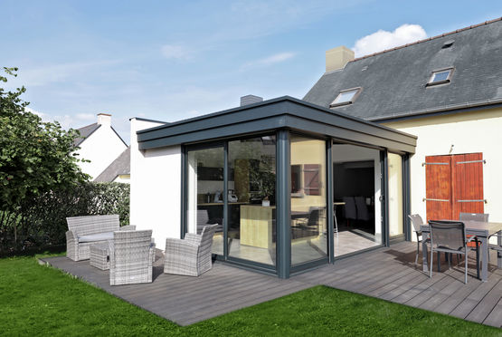 Véranda aluminium style traditionnel | AMEXSO - AMEXSO