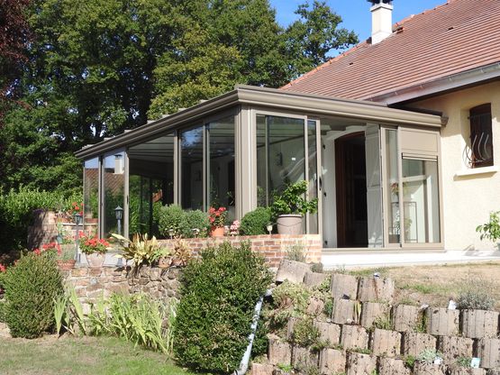 Véranda aluminium style traditionnel | AMEXSO - Vérandas