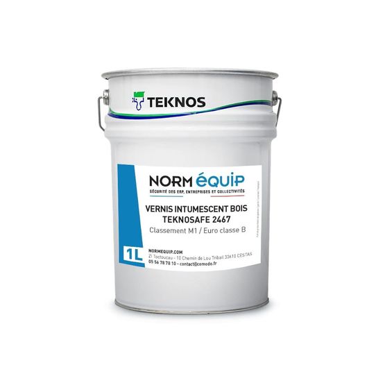 Vernis intumescent bois Teknos | Teknosafe 2467