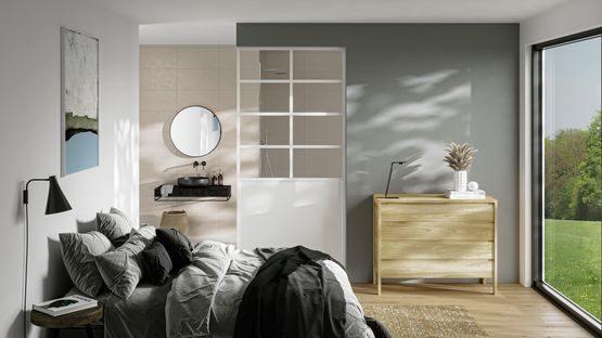  Verrière sur-mesure pour intérieur | Classic, Loft, Street et Orangerie - Cloison amovible à éléments pleins ou vitrés