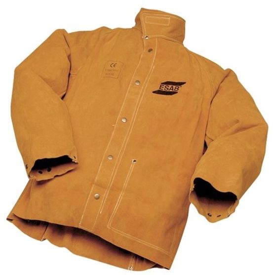 ESAB : Veste de soudeur en cuir – Batiproduits Veste de soudeur en cuir