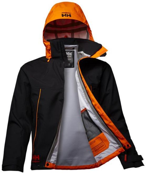  Veste de travail à capuche ajustable | CHELSEA EVOLUTION SHELL JACKET - SARL HELLY HANSEN FRANCE