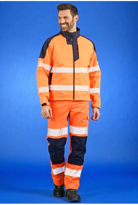  Veste softshell haute visibilité pour professionnels actifs en extérieur | 4-01-5-007 - Vêtements de protection