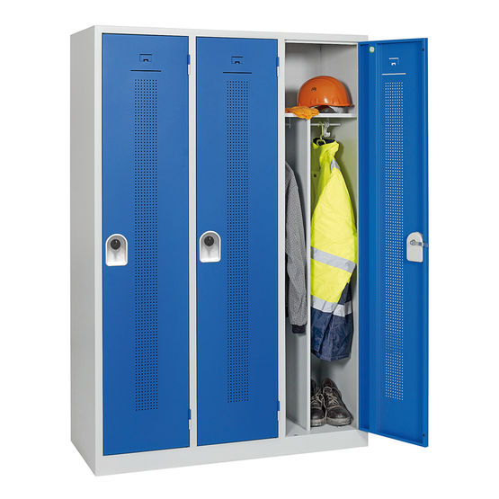 Vestiaire industrie salissante Ligne 30 NORMEQUIP