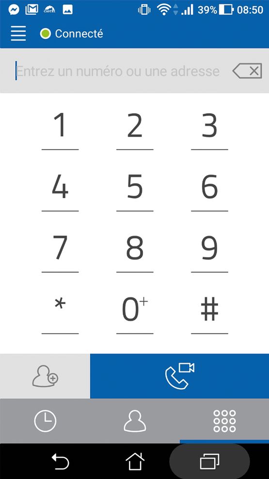 Vidéophonie SIP pour Smartphone et tablette | Castel SIP - produit présenté par CASTEL