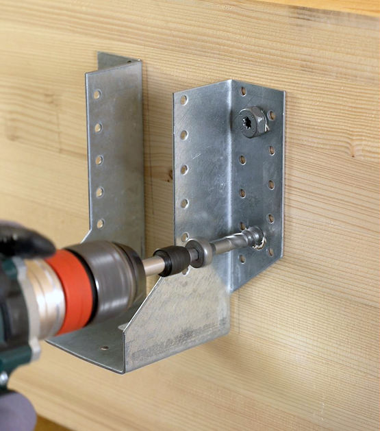 Vis pour fixation de connecteurs sur éléments en bois | Vis SSH - SIMPSON STRONG-TIE