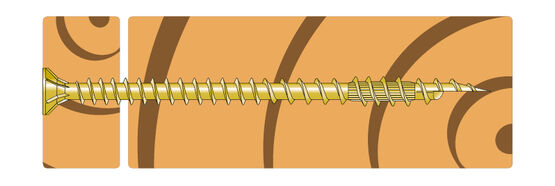  Vis structurelle tête fraisée filetage total | ESCRFTC - Quincaillerie, accessoires de fixation, boulonnerie, visserie, clouterie