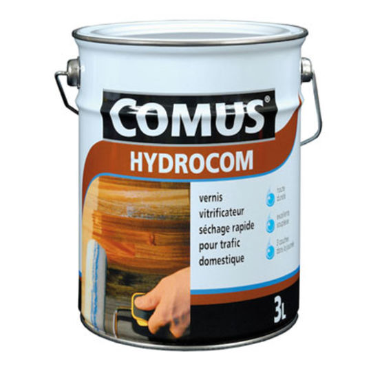 Vitrificateur polyuréthane acrylique mono-composant, sans odeur, séchage rapide | HYDROCOM