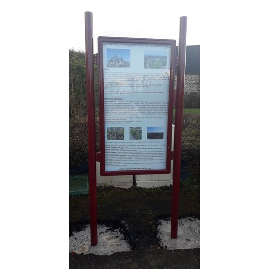  Vitrine d’affichage extérieure aluminium | 1-04-2-006 - Signalétique d'informations