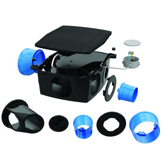  VMC compact simple flux hygro pour pose en faux plafond | Baltoro - VMC simple flux et hygroréglables