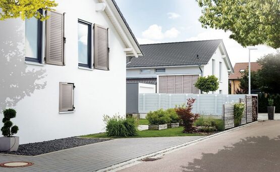  Volet battant en aluminium à cadre | Océanos Battant - Volet battant métallique