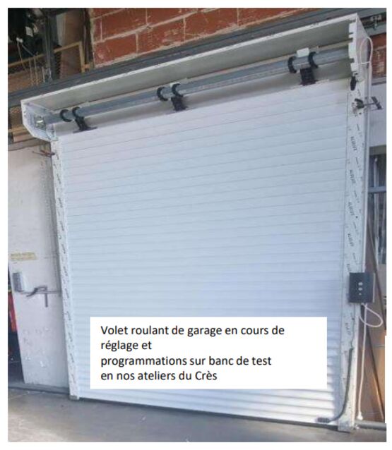  Volet roulant de garage en aluminium | Porte de garage enroulable motorisée isolée - CT FERMETURES