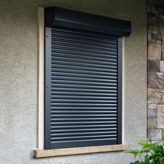  Volet roulants aluminium en applique avec caissons à montage frontal | heroal  - HEROAL