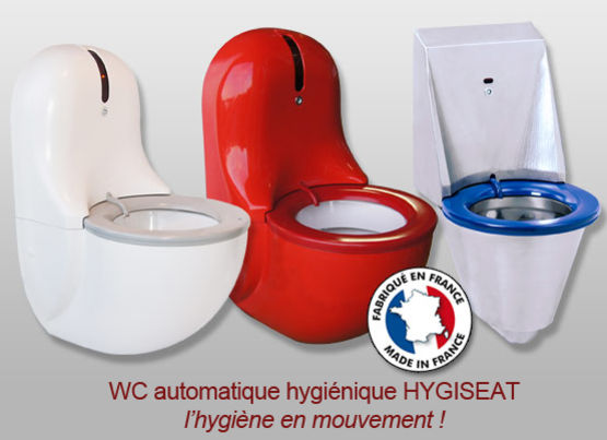  WC autonettoyant suspendu sur bâti-support | Hygiseat SaniAir - SUPRATECH