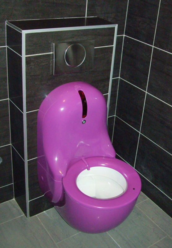 WC autonettoyant suspendu sur bâti-support | Hygiseat SaniAir - produit présenté par SUPRATECH