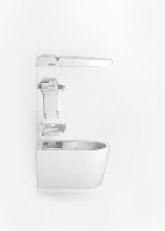  WC Japonais lavant suspendu monobloc COCOON HYGEA | COC - EAN : 37601857900383 - SANICLEAN